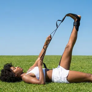 6-Loop Yoga Stretch Strap – Foot & Hamstring Flexibility Trainer | Rehab, Recovery & Mobility Aid