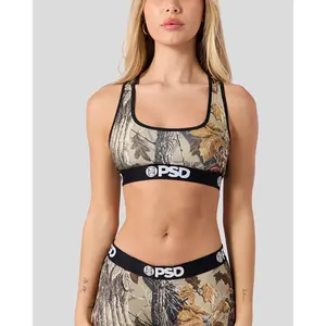 PSD Womens Realtree Xtra Grey Racerback Sports Bra - Comfortable, Breathable, Ultra-light Fabric