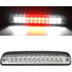 High Mount Brake Light LED Third Brake Light Replacement for F250 F350 F450 F550 1999-2016 Series Third Brake Light Transparent Rear Cab Roof Central Mount Brake Light Tail Light Cargo Light