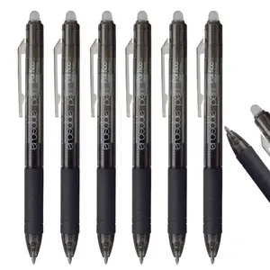 Set of 6,Eraser Gel Pens, Medium Point 0.7mm Eraseable Pens, Perfect for Drawing & Writing,  Ideal for Planners & Note-Taking, Art Supplies, Writing Stationery, Erasable Gel Pens