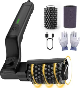 Cepillo Eléctrico Potente para Limpieza de Parrilla y Barbacoa - Limpiador Inalámbrico Pro con 3 Ángulos Ajustables | Impermeable IPX7 | Incluye 2 Cabezales de Acero Inoxidable bbq grate