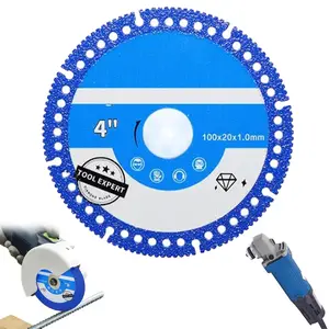 BODERI Indestructible Cutting Disc for Angle Grinder, Composite Multifunctional Saw Blade 4 Inch Ultra-Thin, Corrugated Tile Cutting Discs, for Ceramic Tile Glass Metal Wood (H, 1PCS/3PCS)