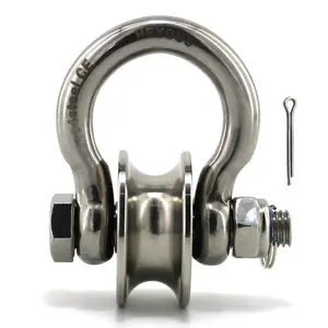 Bow Pulley Wheel Pulley Block Pulley Bearing Wheel Pulley Sheaves U Groove Pulley Wheel