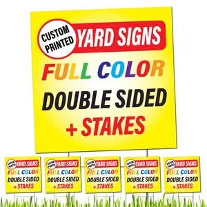 Custom Square 24x24" & 48x48" Yard Signs