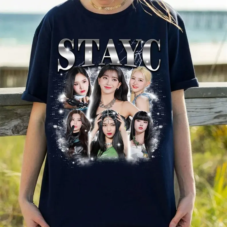 StayC kpop Teenfresh World Tour Shirt, Teenfresh Album Shirt, StayC Sumin, Sieun, Isa, Seeun T-shirt, sweatshirt nd hoodie for men and women.