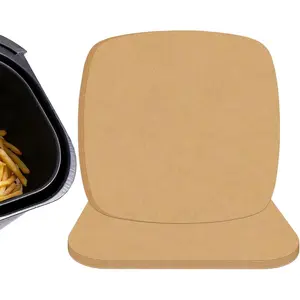 Air Fryer Liners Disposable  Paper Sheets, 8 Inch Unbleached Baking Paper Liner for Grilling, Wrapping, Steamer, Microwave, Oven(100 Count)
