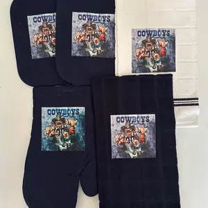 Dallas cowboys 5 piece kitchen towel set