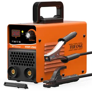 FEIFANKE MMA-250A 110V Portable Handheld Welding Machine, MINI Stick Welder with Hot Start, Anti-Stick IGBT Inverter, Arc Force, LED Digital Display, Welding Kit, Supports E6013/E7018/E6011 Rods, Suitable for beginner welders, womanwelder