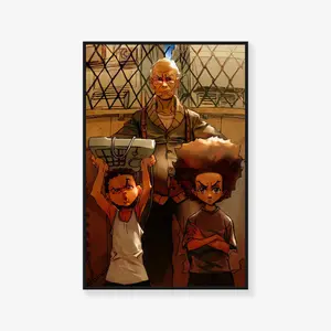 The Boondocks Poster, Japan Anime Print, Modern Family bedroom Decor