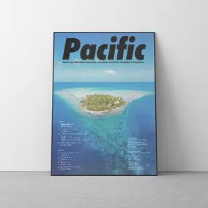 Pacific Hosono Yamashita & Suzuki Album Poster | Retro Japanese City Pop Exotica Wall Art