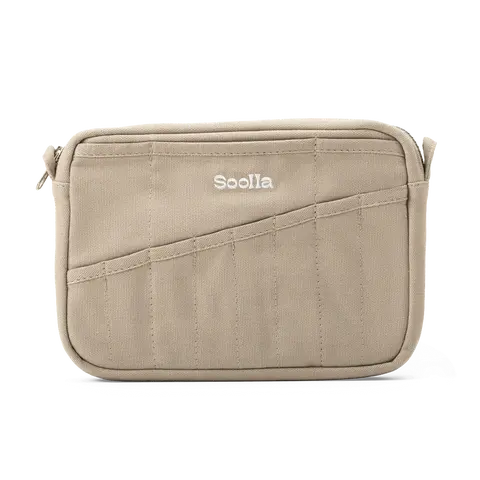 Soolla® Studio Pouch, Graphite – 20-Pocket A5 Stationery & Art Tool Organizer with YKK Zipper