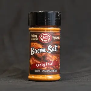 J&D’s Original Bacon Salt, Bacon Flavored Seasoning Salt, Kosher, Vegetarian