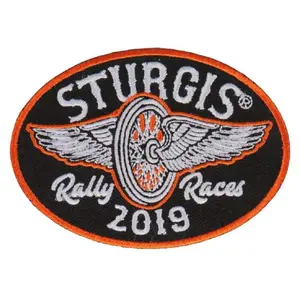 2019 Sturgis Rally 79th Anniversary Flying Wheel Biker Rally Patch