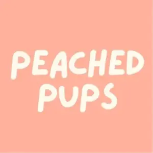 Peached Pups shop logo
