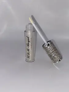 KDM Royal Shimmer Lip Gloss Aura Crystal - Sparkling Lip Gloss with Crystal Finish for a Glamorous Look