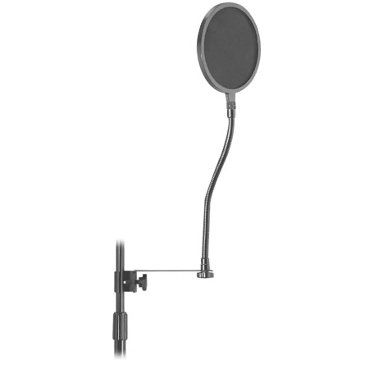On-Stage ASVS6GB Pop Blocker with Clamp and Gooseneck, 6"