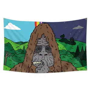 1pc, The Big Lez Show Flag 02, Australian Comedy Series Banner, 2x3ft (60*90cm) /3x5ft (90*150cm), 4 Grommets, Single-Sided Printing, for Home, Garden, Room, Party, Man cave, Activities, Decorations, Funny Tapestry