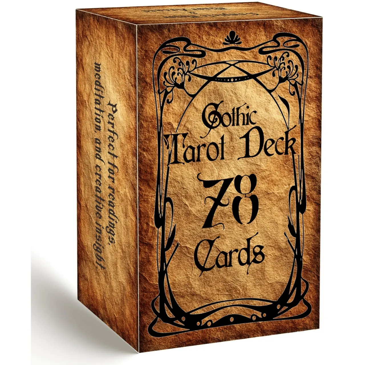 Gothic Tarot Deck, Major and Minor Arcana, Vintage Black and White Gothic Artwork, Tarot Cards with Guidebook, Tarot for Beginners and Experienced Readers, Perfect for Reading, Divination, Spiritual Divination Tool and Personal Reflection