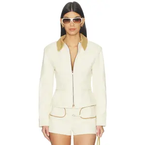 LIONESS x REVOLVE Soho Jacket in Cream