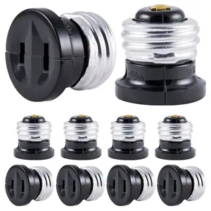 Power Gear Handy Outlet, Polarized, Bulb Socket to Outlet, 10 Pack
