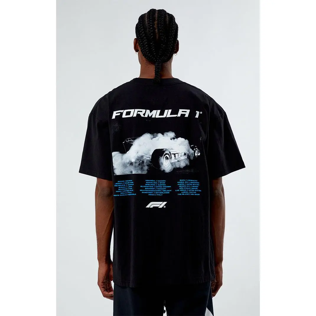 Formula 1 Men's x PacSun Burnout Oversized T-Shirt - Multicolor