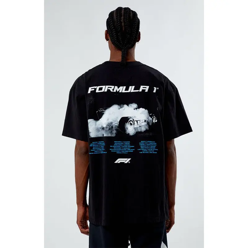 Formula 1 Men's x PacSun Burnout Oversized T-Shirt - Multicolor