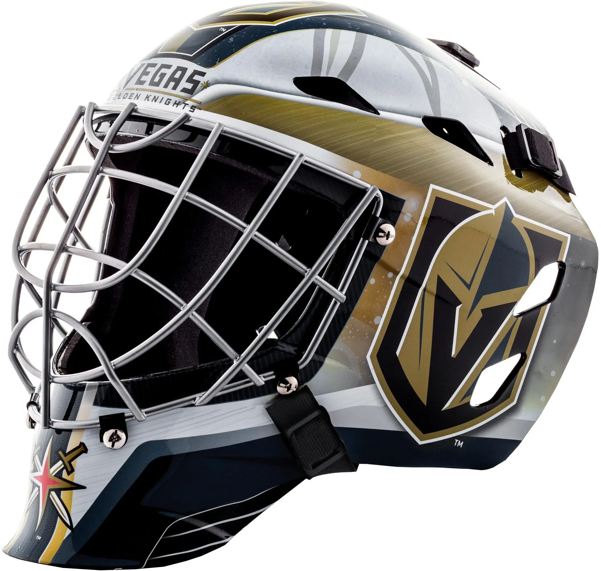 Vegas Golden Knights Unsigned Franklin Sports Replica Goalie Mask
