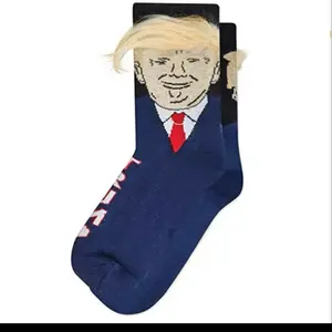 Trump Socks with 3D Hair