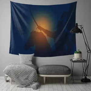 2D Flat - 2D Flat - 1pc of 2D Print Featuring Hazrat Abbas Ibn Ali (As) in a 60X51 Tapestry, Ideal for Home Or Bedroom Decor. This Decorative Wall Hanging Is Perfect for Festivals, Easy to Hang, And Makes a Great Gift. Available in Various Sizes