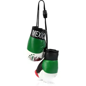 SandT Collection Country Flag Mini Boxing Gloves - Hanging Punching Gloves