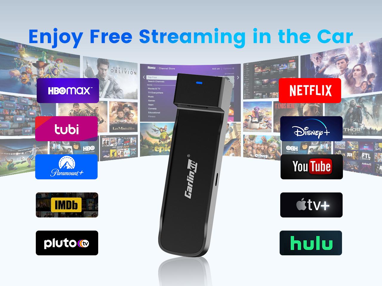 CarlinKit CarPlay Converter HDMI Multimedia TV Adapter fit for Amazon Fire TV Stick, Compatible with any car model with factory wired CarPlay, 1080P@60fps, Digital Products Entertainment Electronics Accessories Streaming