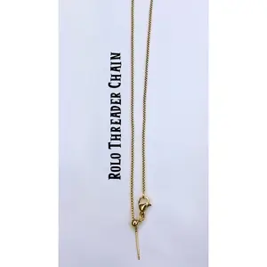 Rolo Threader Chain Necklace