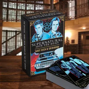 Supernatural Tarot Card Decks with Guidebook, Ages 12+ Sam & Dean Themed Card Game for Tarot Enthusiasts (Toys & Hobbies, Games & Puzzles), Paper Cards