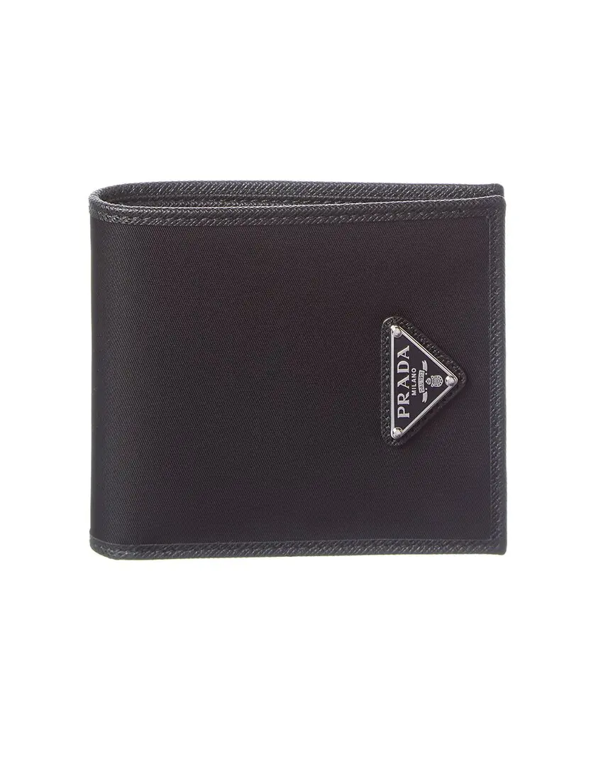 Prada Canvas & Leather Wallet