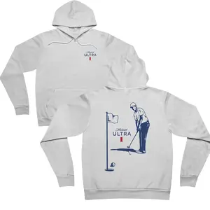 Michelob Ultra Golfing Front and Back Print Hoodie Menswear