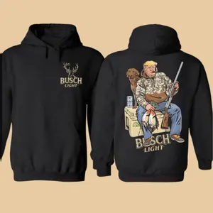 Trump Hunting Sweatshirt with Your Hunt Dog, Ideal for Men & Women