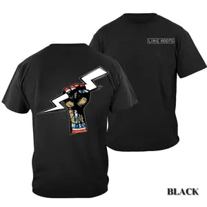 Lineman Lightning Bolt T-Shirt, Line Roots American Worker Graphic Tee , Perfect for Casual Wear , All size, Full color, Gift For Him - Her