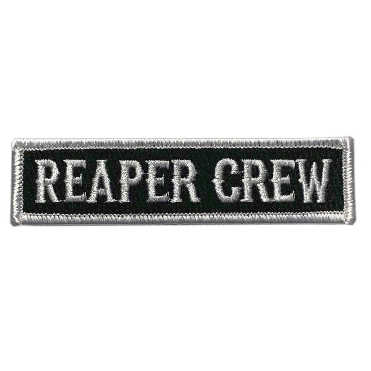 Reaper Crew Outlaw Biker Jacket Vest Patch [Iron on Sew on -4.0 X 1.0 -RC9]