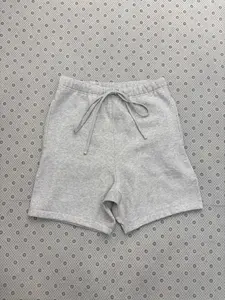 Sweatshort Gray Color - Versatile Comfortable Plain Design for Casual Outfits and Layering