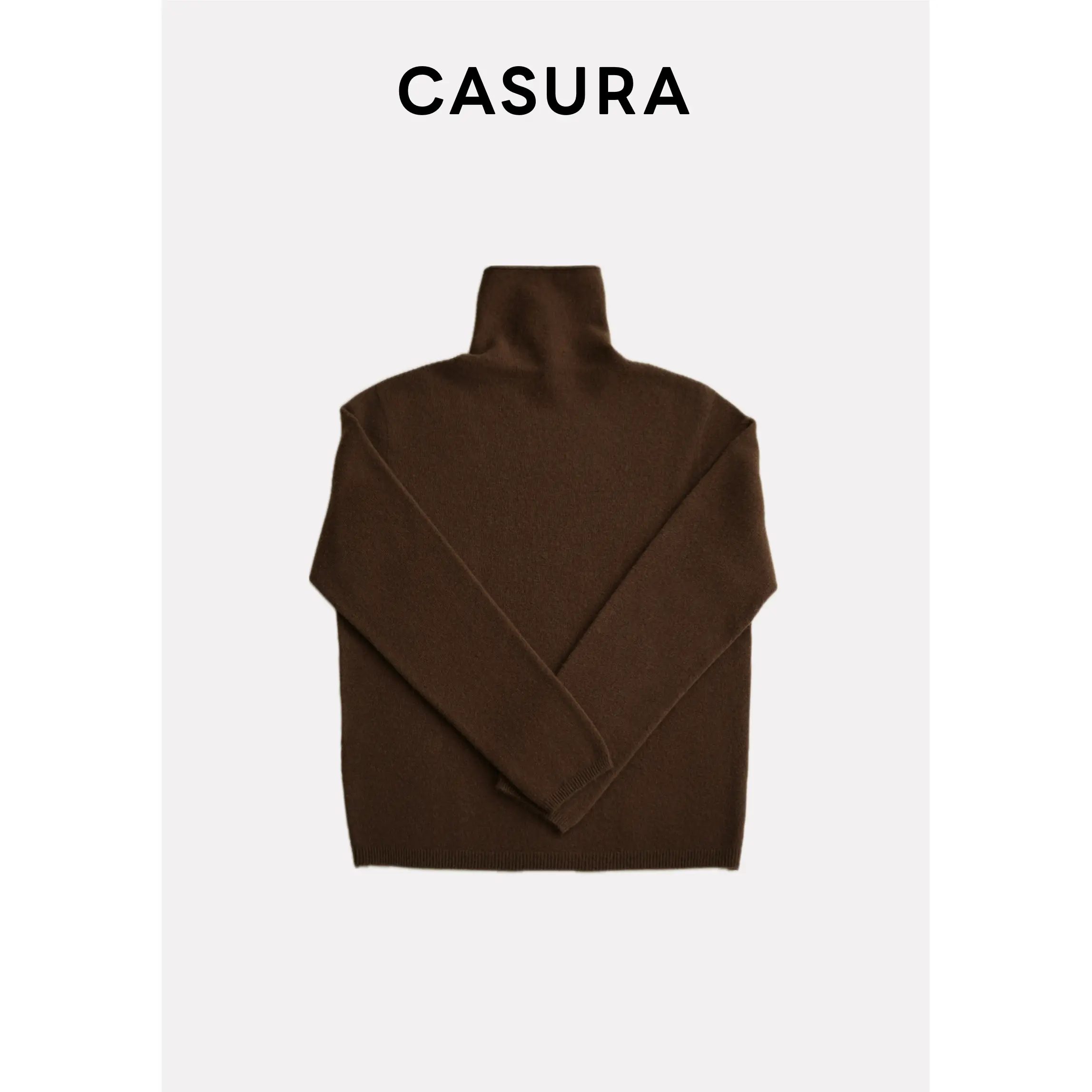 Casura Classic Turtleneck- 100% Cashmere