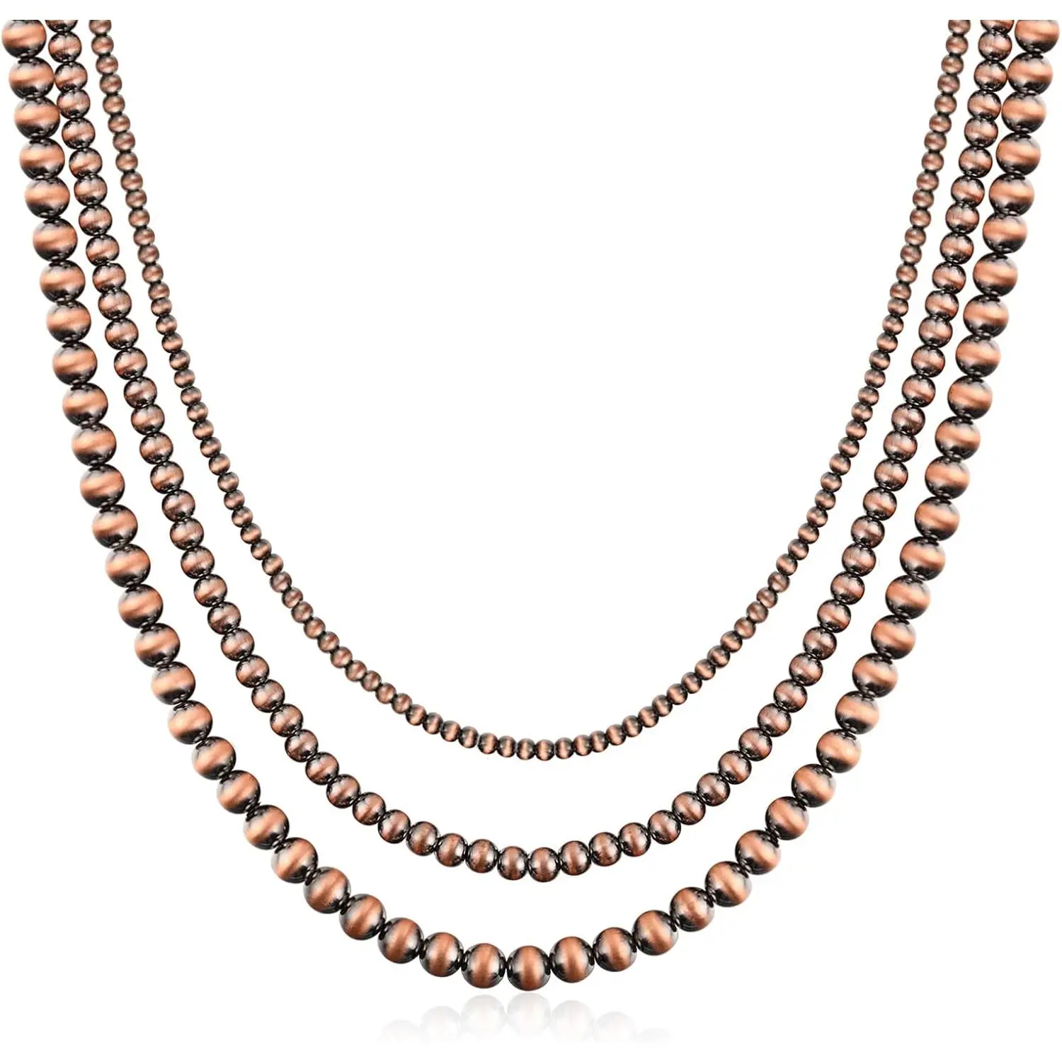 Western Jewelry Navajo Pearl Necklace for Women Beaded Necklace Boho Vintage Choker
