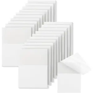 - Transparent Sticky Notes Bulk, 1.5"x2", 20 Pads, 1000 Sheets, Clear See Through Sticky Notes, Stocky Notes for  Journaling
