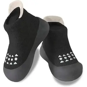 Baby First Walkers Soft Sole Non Slip Sock Shoes for Infants Toddlers Boys Girls Crib Sneaker Slippers