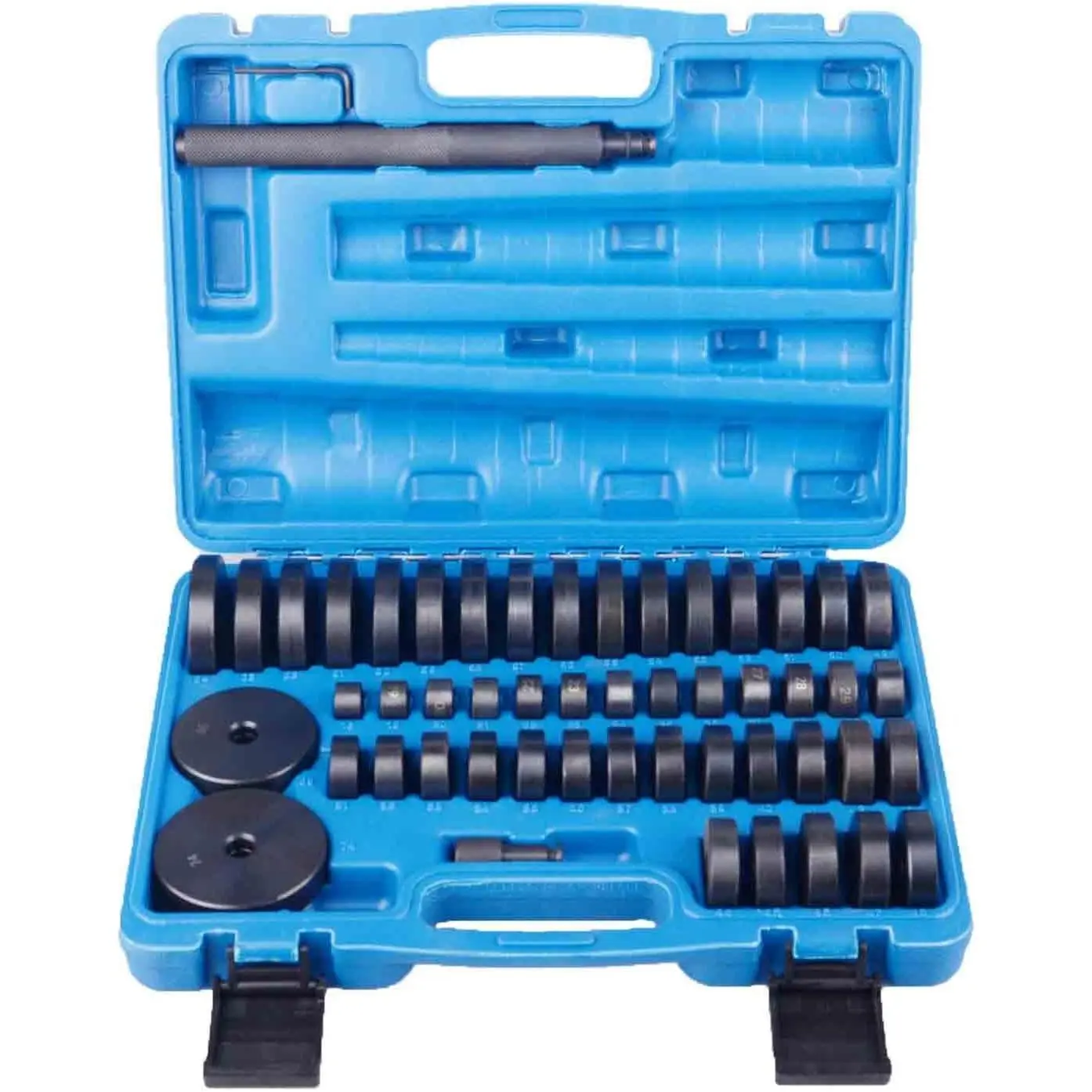 52 in 1 Custom Bushing Driver Set, Transmission Bushing Driver Removal Set Wheel Axle Bearing Race and Seal Installer Tool Kit