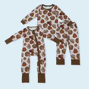 Halloween pumpkin kids boy matching outfit