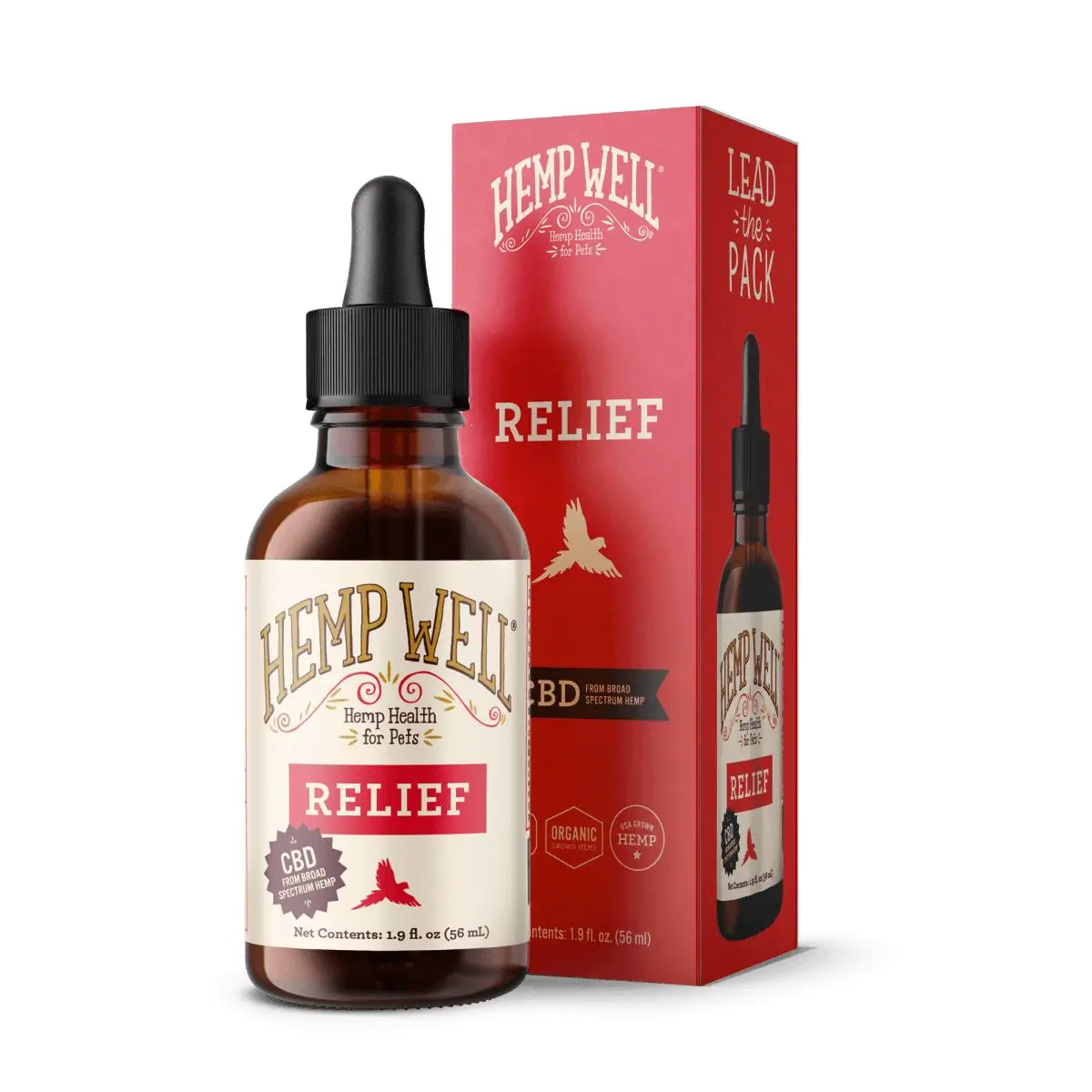 Bird Relief Oil - Organic Hemp Well to support bird health