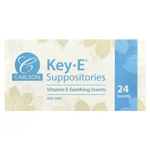 Carlson Key-E® Suppositories, 24 Inserts
