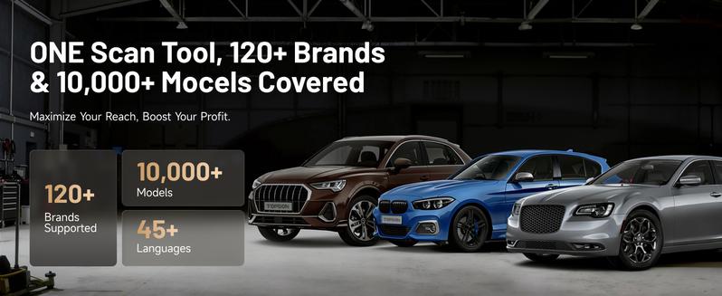 TOPDON ONE 10.1" Bidirectional Car Diagnostic Tool OBD2 Scanner J2534 Pass-Thru, ECU Coding & 50+ Services, Full System Scan TopFix AI, OE Topology Mapping