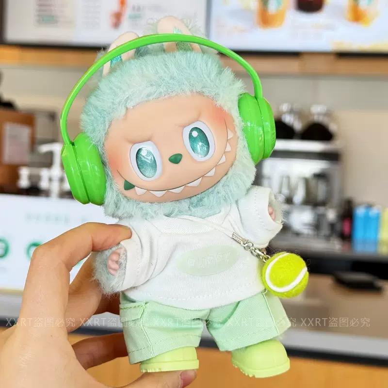 Labubu V3 THE MONSTERS Big into Energy Series- Vinyl Plush Pendant Blind Box keychain+clothing