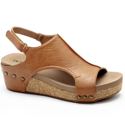 Corky’s Volta II Smooth Cognac Sandal